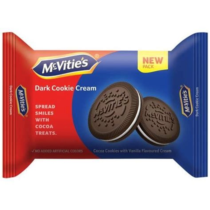 Mcvities Dark Cookie Cream 144X50G Rs.10 10.08