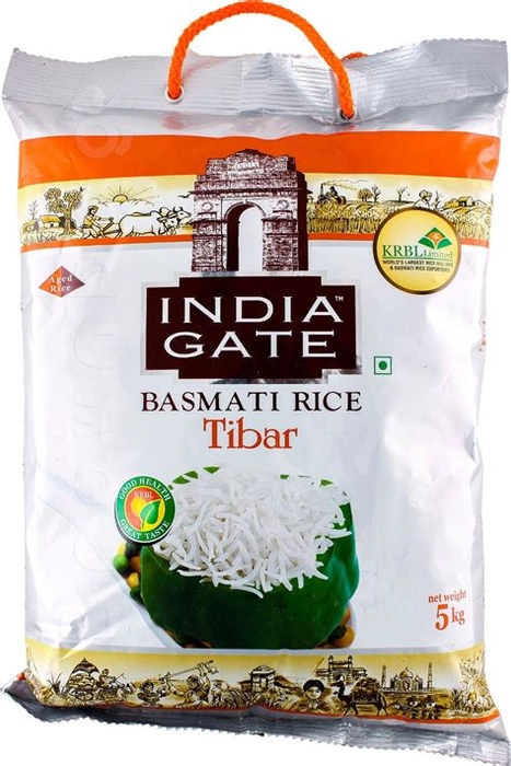 INDIA GATE TIBAR BASMATI RICE 5 KG