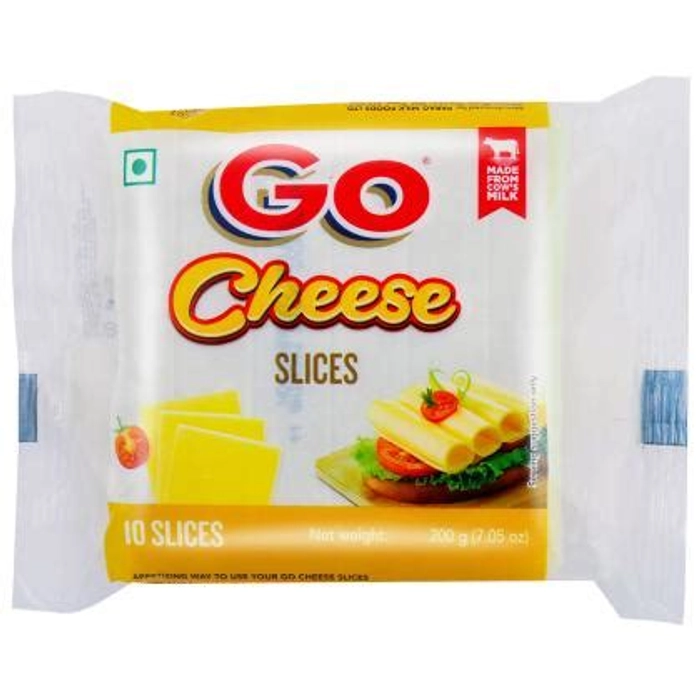 GO CHEESE SLICE PLAIN 200GM