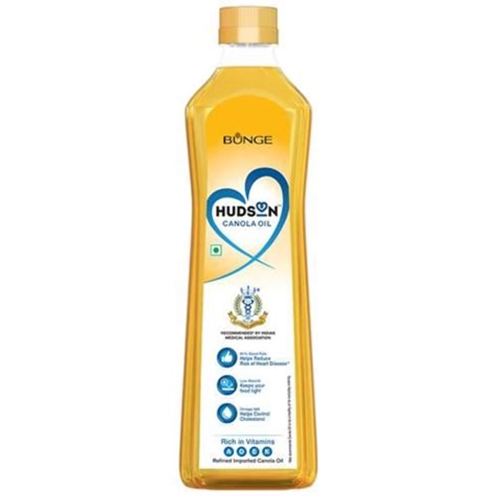 HUDSON CANOLA OIL PET 1LTR