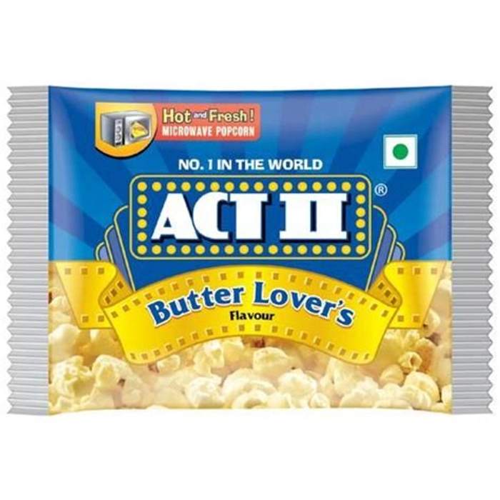 ACT II Microwave Instant Popcorn - Butter Lover's Flavour 33G