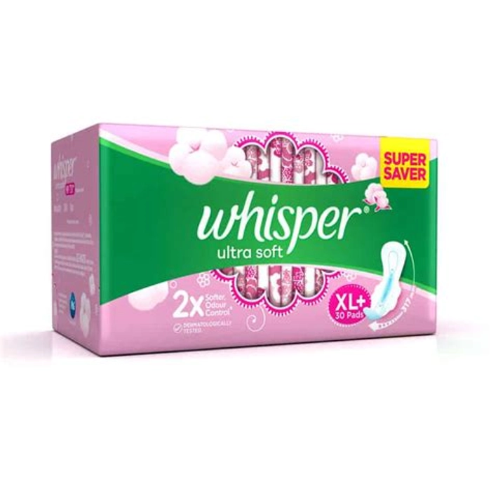 Whisper San Pad Ultra Softer L 30P