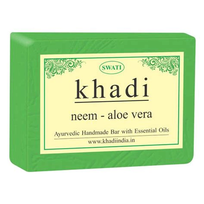 Khadi Handmade Soap Neem Aloevera 125 Gms