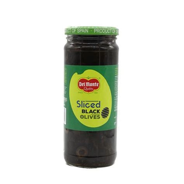 Delmonte Sliced Black Olives 450Gm