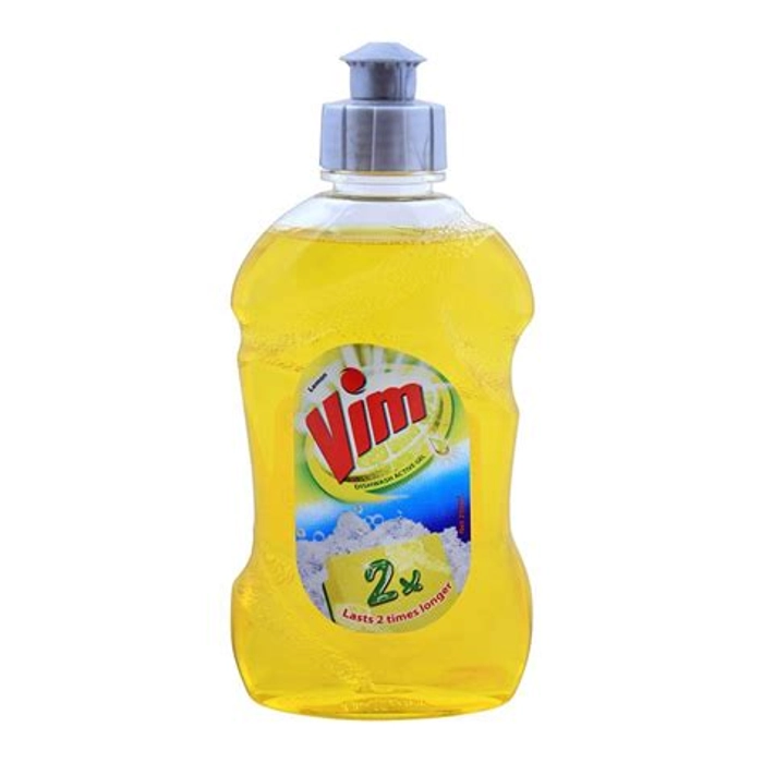 Vim Drop Dishwash Active Gel Lemon 250Ml