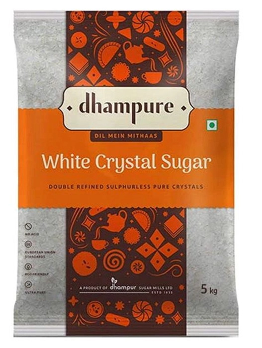 DHAMPURE WHITE CRYSTAL SUGAR 5KG