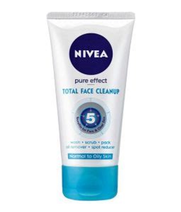 Nivea Pure Effect Total Clean Up Fw 50Ml