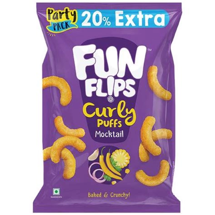 Fun Flips Baked  And  Crunchy Curly Puffs  Mocktail