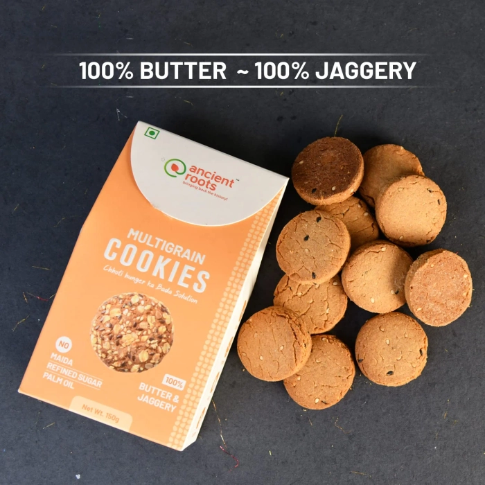 Kravour Butter & Jaggery Cookies Multigrain 150g