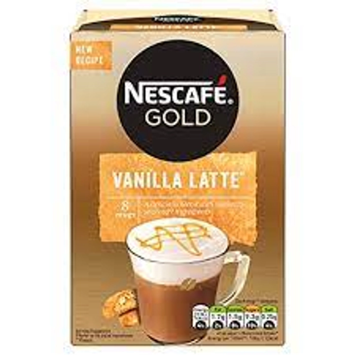 NESCAFE VANILLA LATTE COFFEE 15GX5 PK