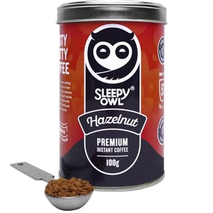 Sleepy Owl Premium Instant Coffee  Hazelnut 100