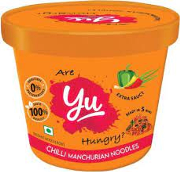 Yu Chilli Manchurian Intsant Noodle Bowl 80G