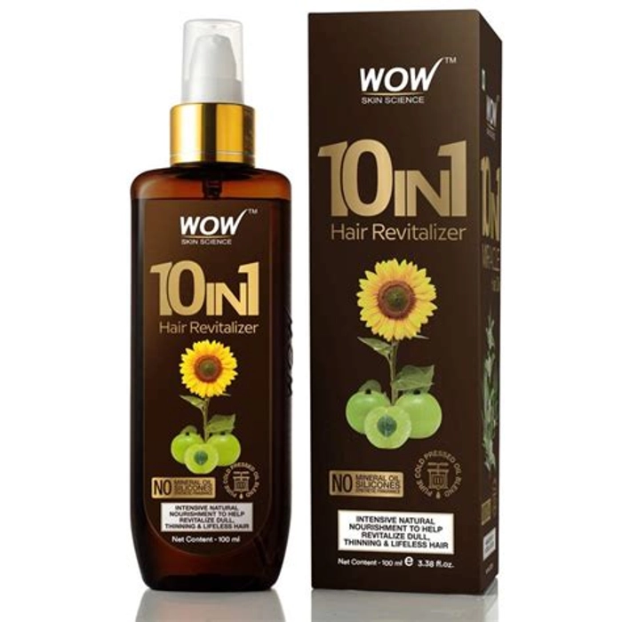 Wow Skin Hemp Hair Oil For Dry D And Ctreated Hair W