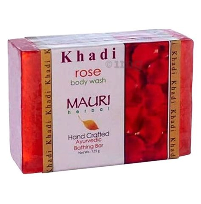 Khadi Handmade Soap Rose 125 Gms