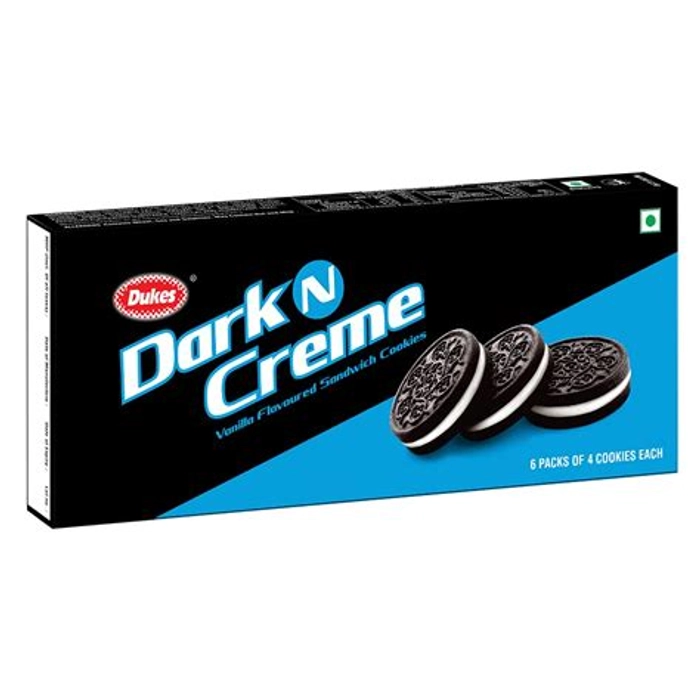 Dukes Dark N Cream Vanilla Biscuit 250G