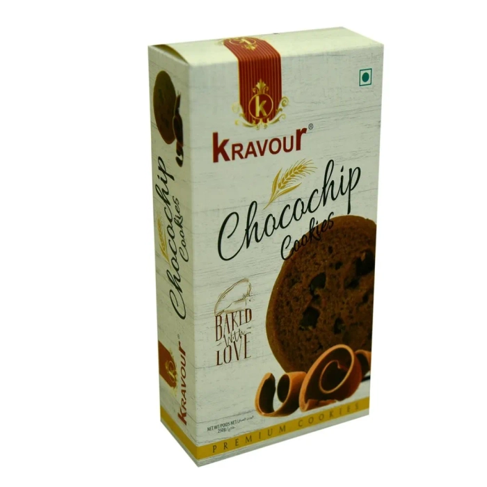 Kravour Butter & Jaggery Cookies Choco chips 150g