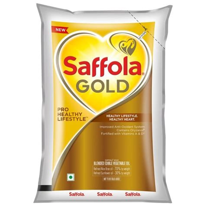 SAFFOLA GOLD OIL POUCH 1L