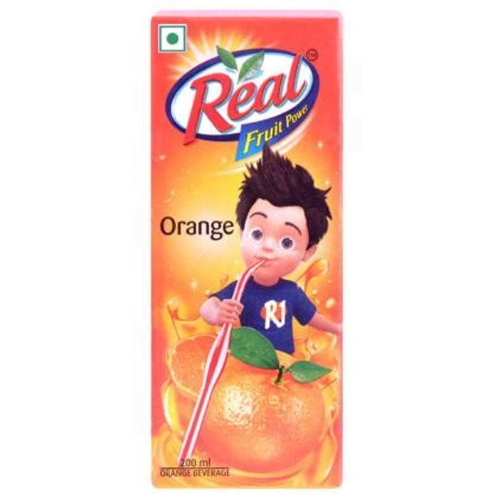 Real Orange Slim Line Nectar Juice180Ml