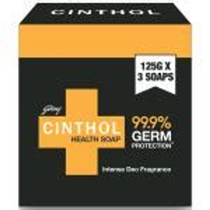 Cinthol Confidence + Soap 125Gx3