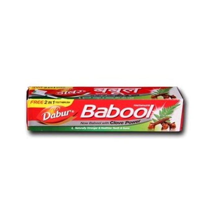 Dabur Babool Tooth Paste New175G Brush Promo