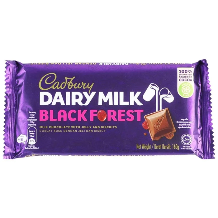 Cadbury Dairy Milk Black Forest 160g