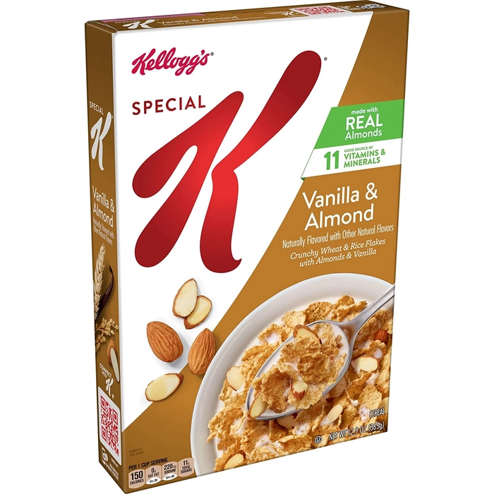 KELLOGS SPECIAL VANILLA& ALMOND 365 GM