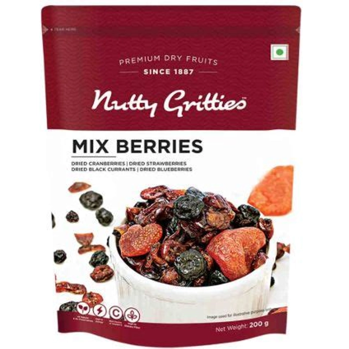 NUTTY GRITTIES MIX BERRIES 200G