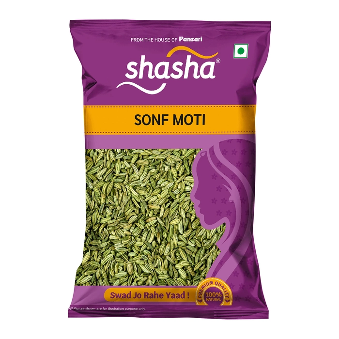 SHASHA WHOLE SONF MOTI - 100G