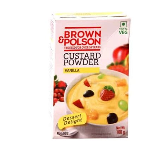 Brown And Polson Custard Powder Vanilla 100G