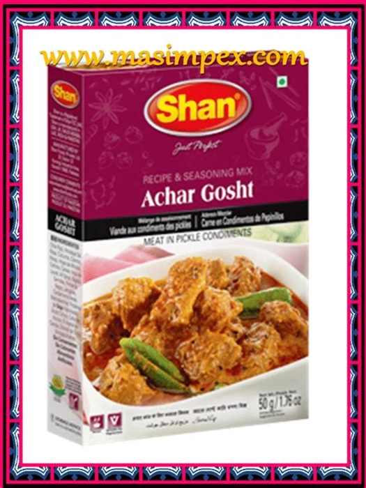 SHAN SPICE MIX FOR ACHAR GOSHT CURRY [50 GMS]