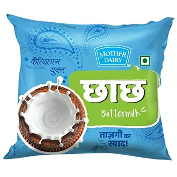 MOTHER DAIRY PLAIN CHACH POLY PACK 450ML