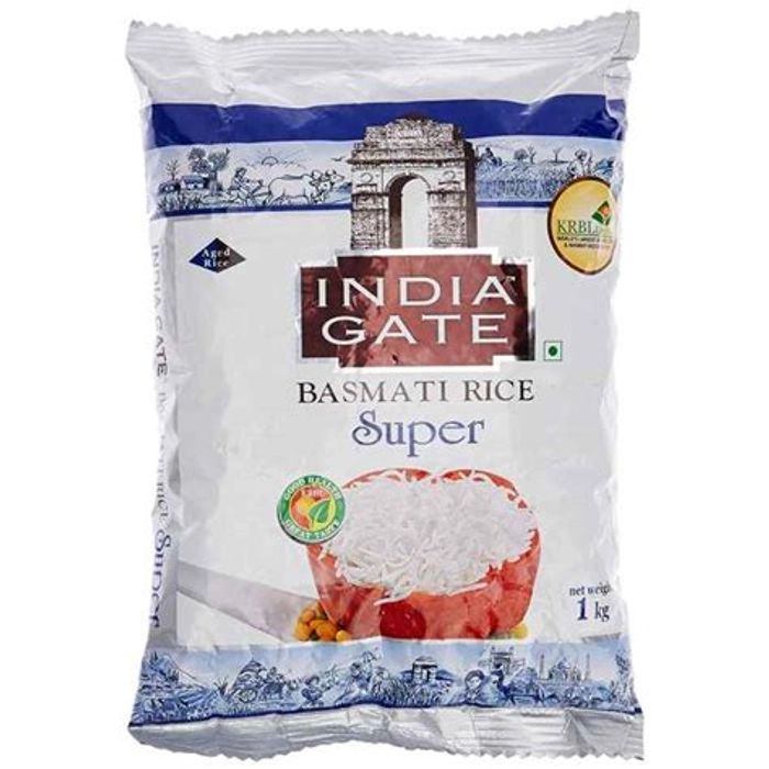 INDIA GATE SUPER BASMATI RICE 1KG