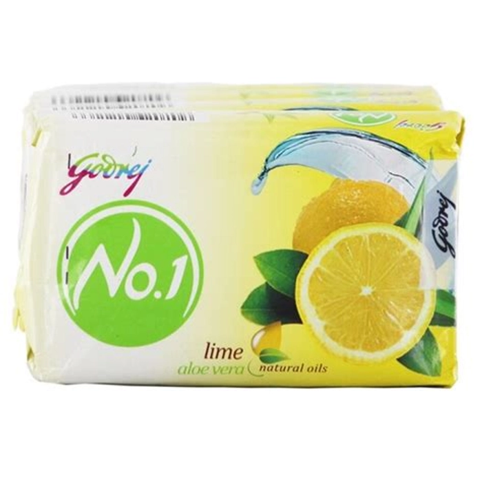 Godrej No.1 Bathing Soap Lime And Aloe Vera 150 G