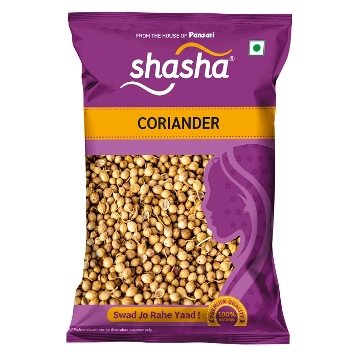 SHASHA WHOLE CORIANDER -250G