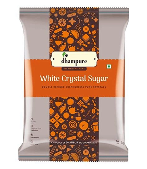 DHAMPURE WHITE CRYSTAL SUGAR 5KG