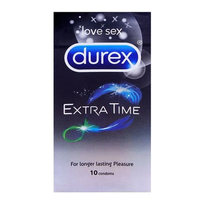 Durex Extra Time Pack Of 10 Condoms