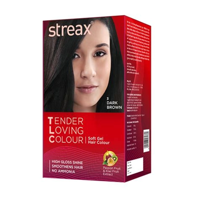 Streax Hair Colour Tlc Mini Dark Brown No3 95Ml