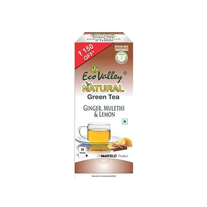 Eco Valley Organic Green Tea Ginger Lemon And Mule