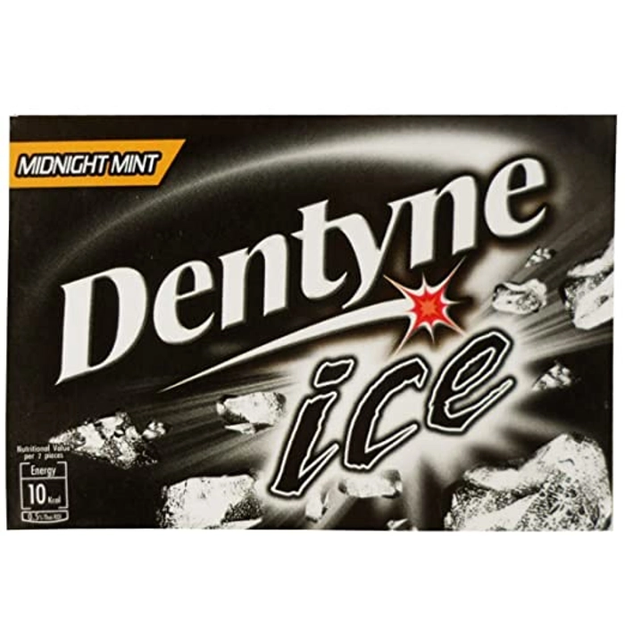 DENTYNE ICE GUM MIDNIGHT MINT 11.2g