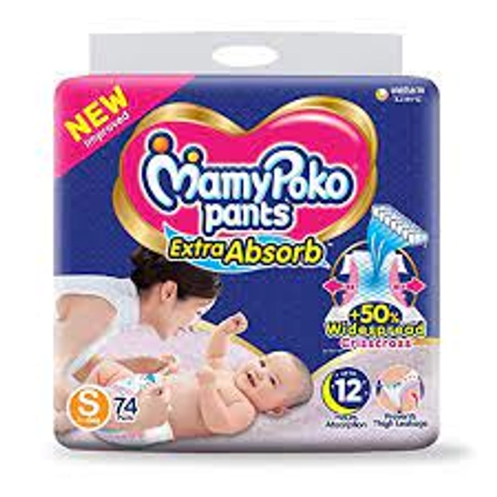 Mamypoko Pants Extra Absorb Baby Diaper Small Pac