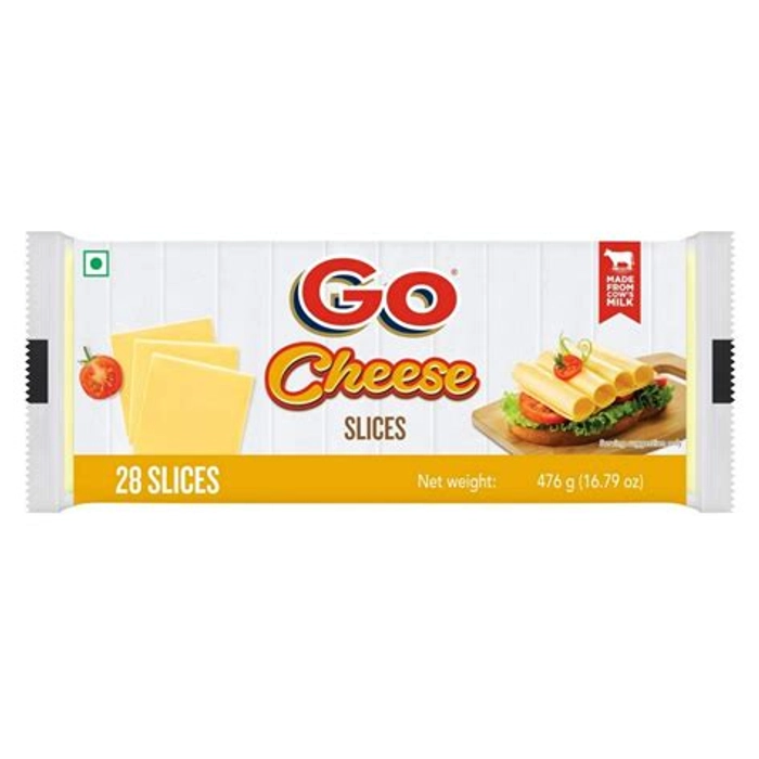 GO CHEESE SLICE PLAIN 476GM