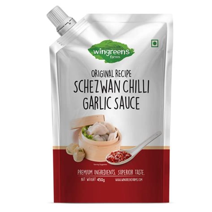 Wingreens Schezwan Chilli Garlic Sauce 450G