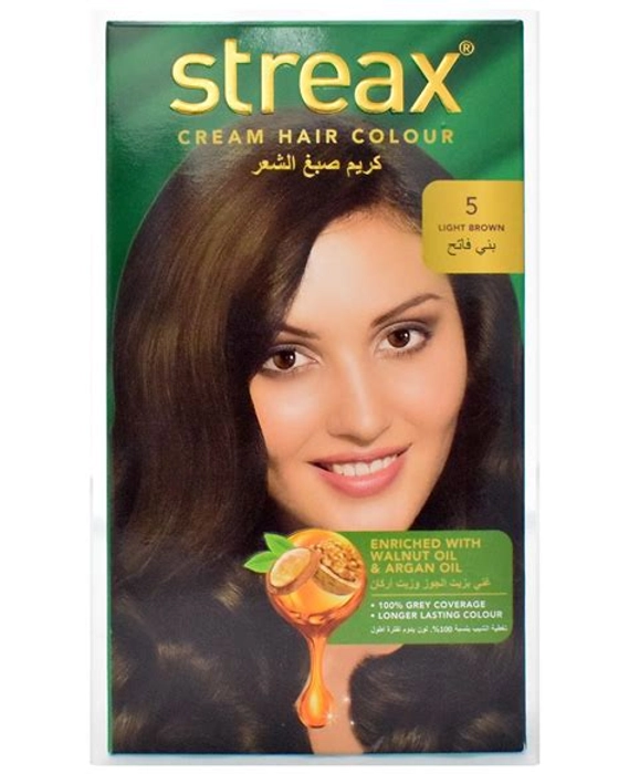 Streax Hair Colour No.5 Light Brown 25G