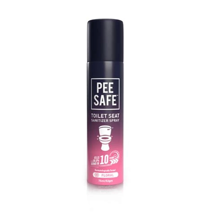 Pee Safe Toilet Seat Sanitizer Spray 75 Ml Flora