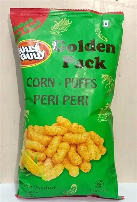 Hully Gully Peri Peri Corn Puffs 120 Gm