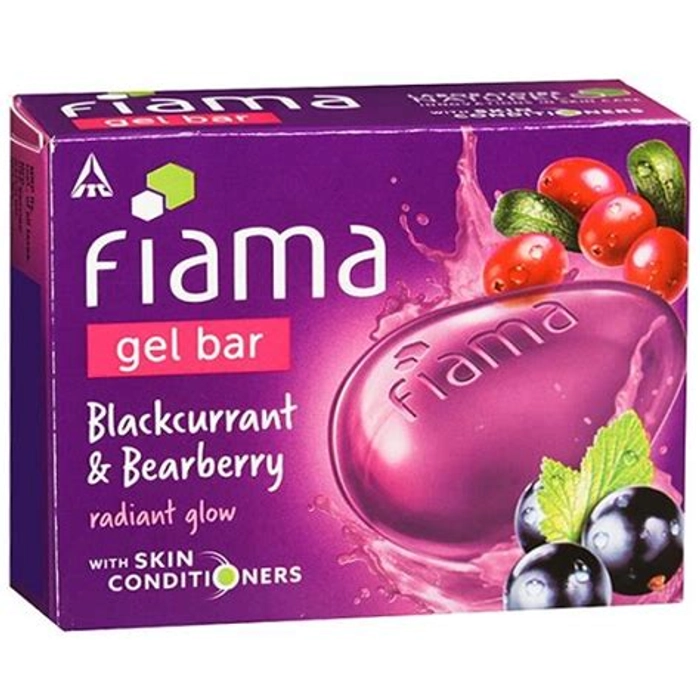 Fiama Gel Bathing Bar Bearberry And Blackcurrant 1