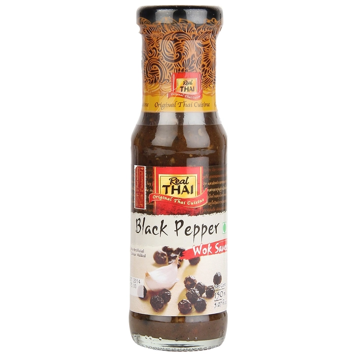 Real Thai Black Pepper Wok Sauce 150 ml