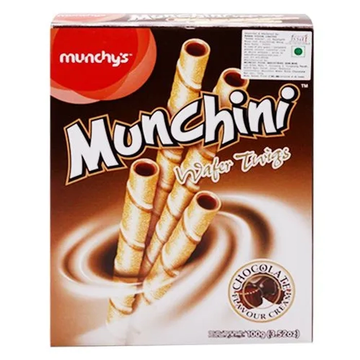 MUNCHINI CHOCOLATE MISFITS WAFER STICK 100gmX12 - IN