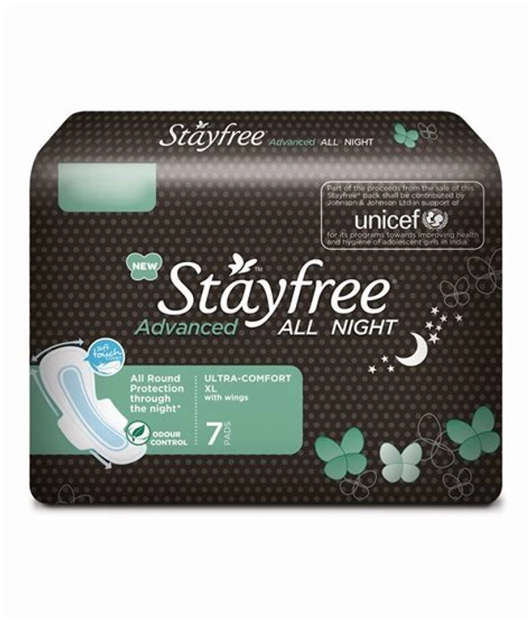 Stayfree Advanced All Nights Ultra Xl 7S