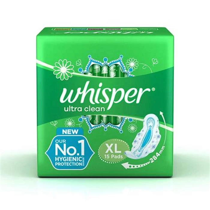 Whisper Ultra Clean Xl45+15 60 Pads